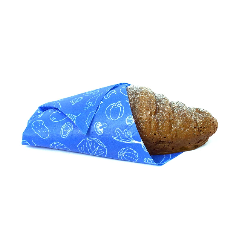 Reusable Beeswax Wrap Eco-Friendly Beeswax Food Wraps - Compostable Zero Waste Bread Sandwich Food Wrap Organic Plastic-Free Food Storage
